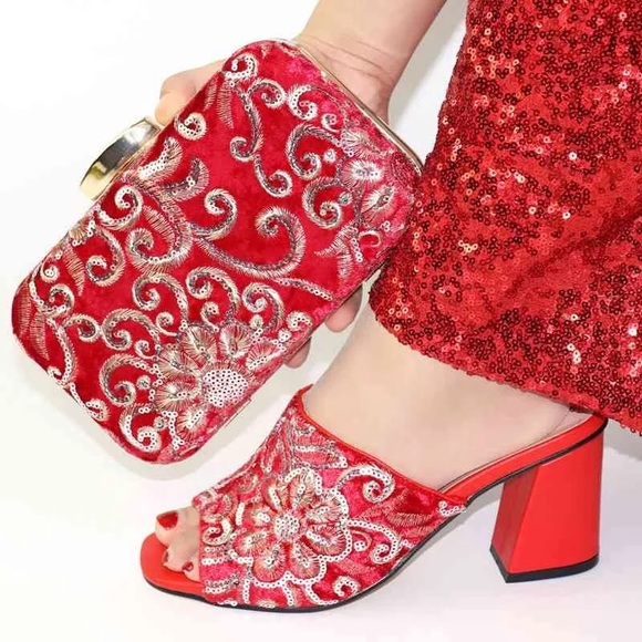 2pc SaHara Unlimited Sassy&Classy Shoe&Clutch Sets